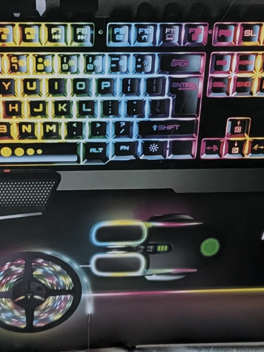 RGB Gaming Keyboard with Multicolor Backlight
